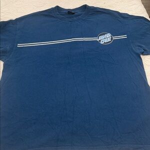 Santa Cruz Skateboards Navy Tee with Logo